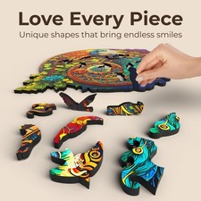 wood jigsaw puzzle PACK OF 9