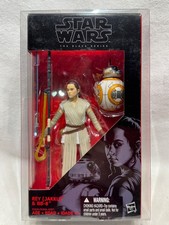 Star Wars The Black Series 6  figure Rey  Jakku  & BB-8  02 MIP