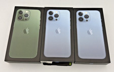 3 OEM BOXES Apple iPhone 13 Pro One Charging Cable Sierra Blue Alpine Green