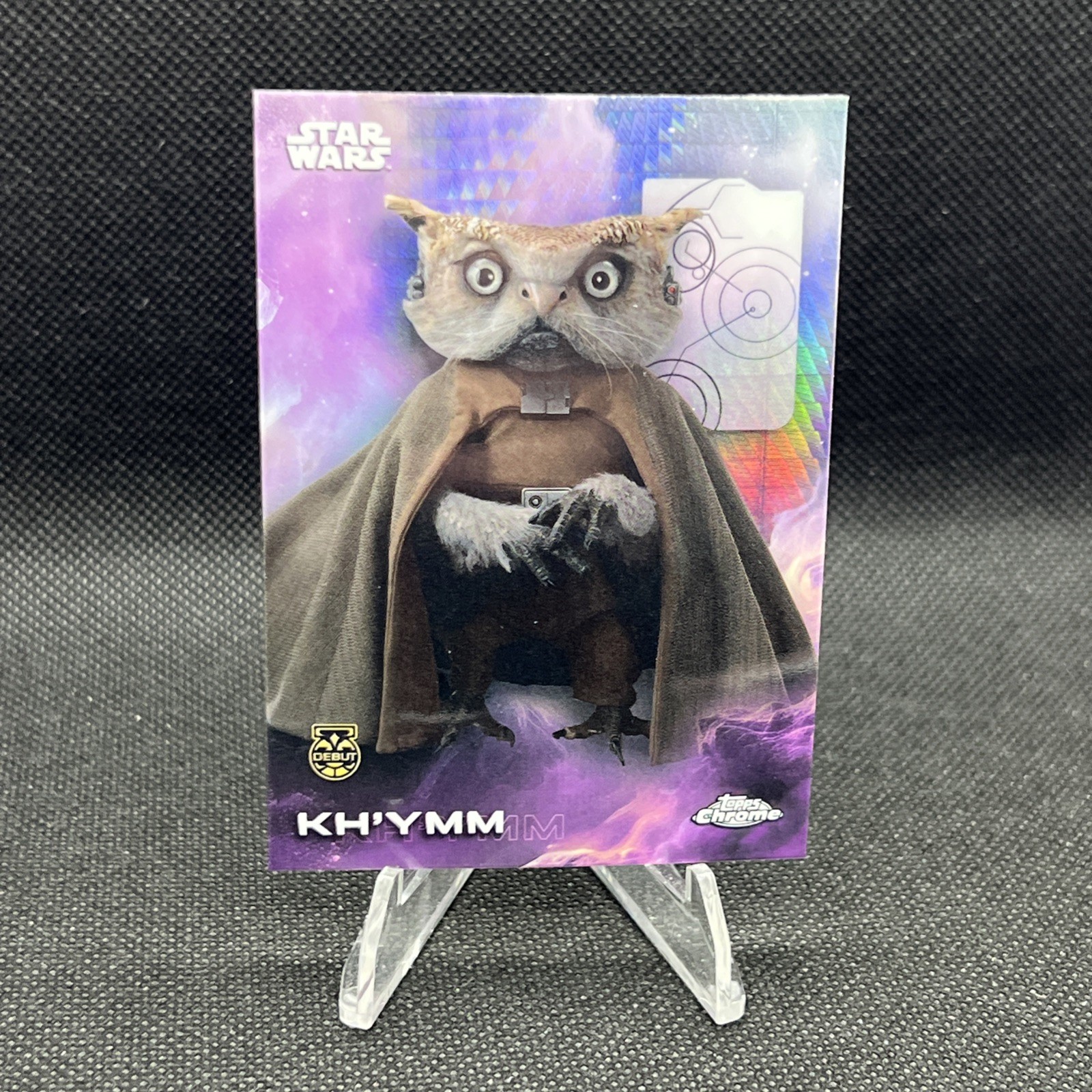 2025 Topps Chrome Star Wars Kh'ymm PRISM Refractor Debut #74 SP