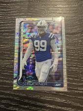 2025 Topps Chrome Football #133 DeForest Buckner Pulsar Refractor Indy Colts