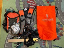 Piggyback Rider Standing Child Carrier Backpack Up To 50 Lb Child Harness/Extras