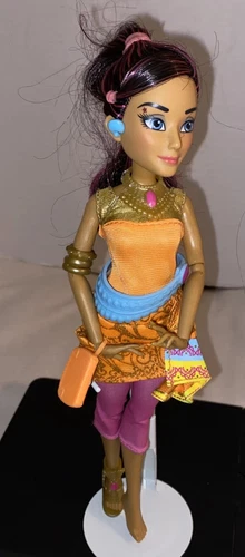 Disney Descendants Jordan bambola luci al neon palla manca 1 scarpa