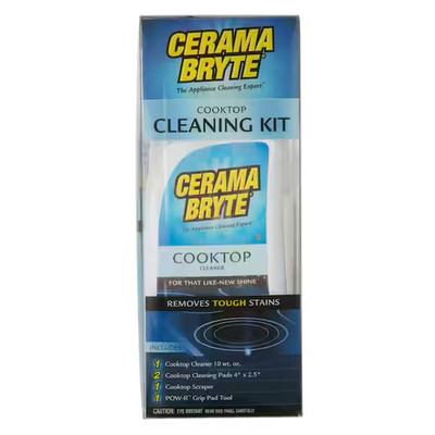 Induction Cooktop Cleaner Kit Ceramic Glass Stove Top Electric GE Cerma Bryte