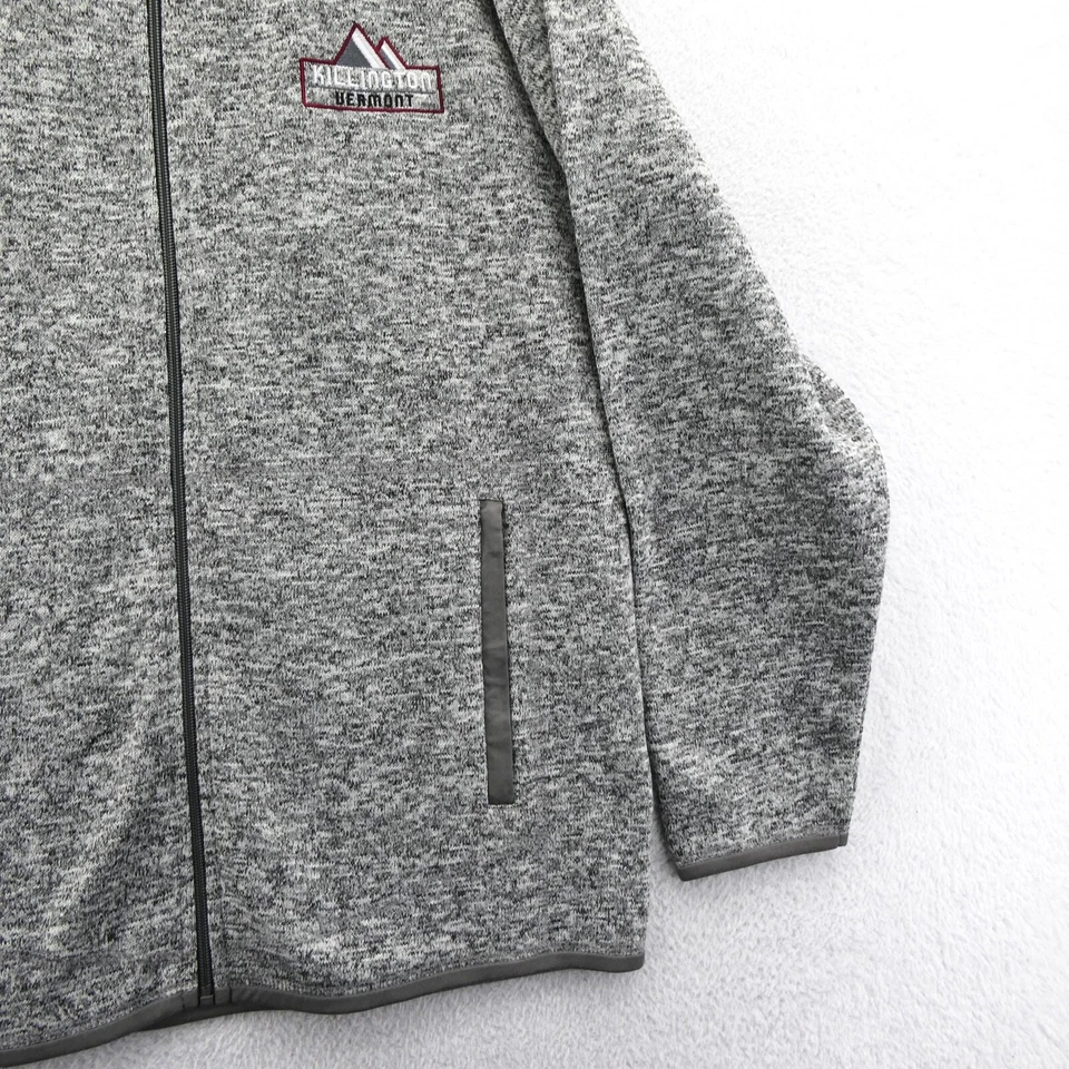 Chaqueta polar Vermont para hombre grande cremallera completa suéter Ouray sudadera naturaleza nueva Foto 3 de 4