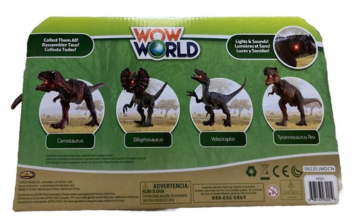 WoW World TYRANNOSAURUS REX Lights & Sounds Dinosaur 3+ NEW - Picture 3 of 3