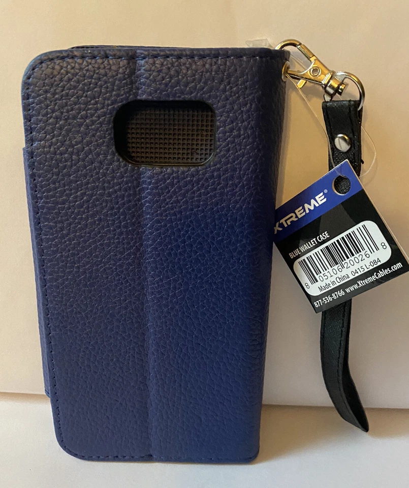 Funda tipo billetera azul X Treme 1 para teléfono Galaxy S6 y obtén una más gratis (multi colores) Foto 3 de 4
