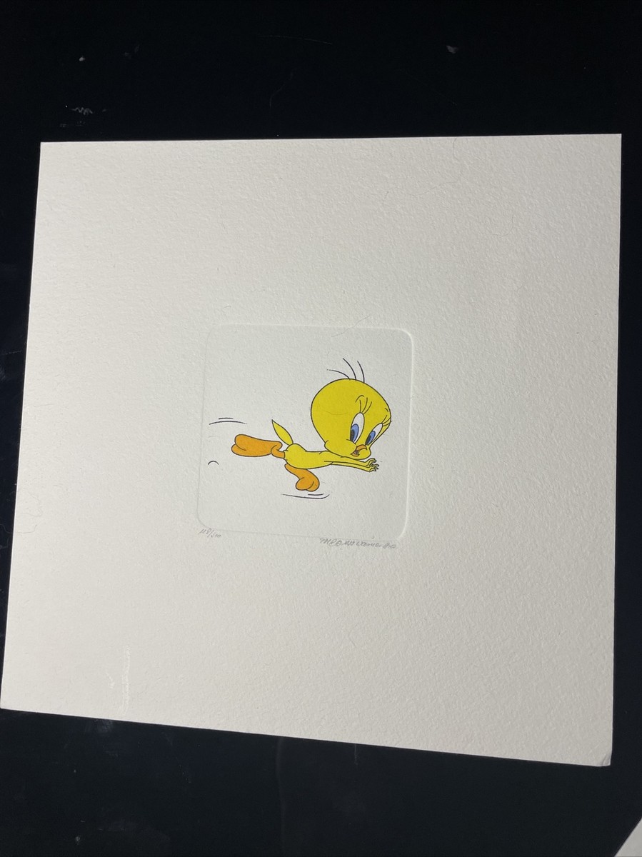 TWEETY BIRD Animation Art Limited Edition Etching WB Cels
