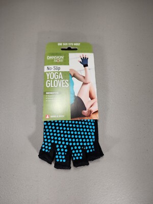 Danskin Now All Grip No Slip One Size Fits Most Ladies Yoga Gloves