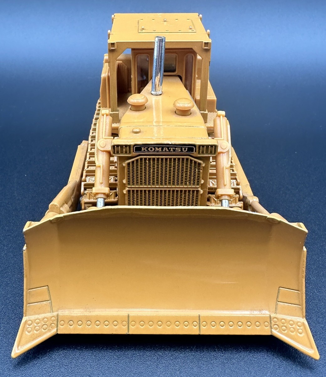 ミニチュア コマツブルドーザ D455A Komatsu D455A Bulldozer Dozer Diecast Scale Model Yonezawa