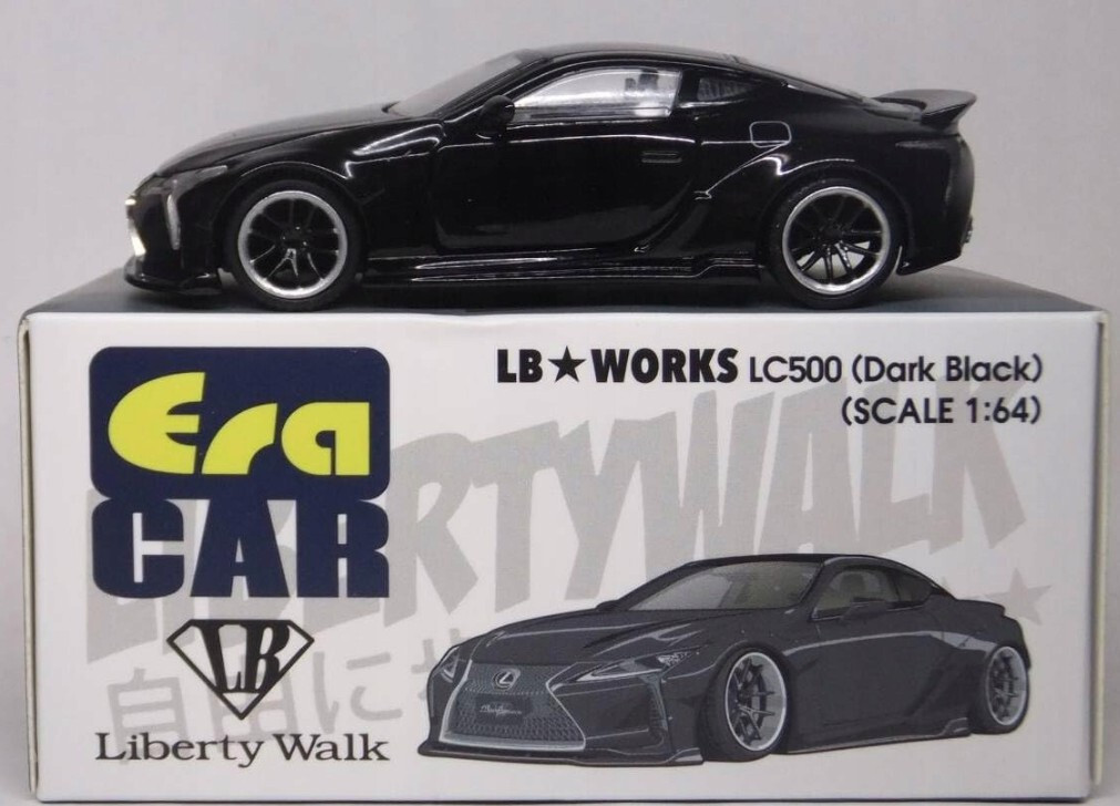 エラカー 1/64 LEXUS LC500 カスタム仕様 LBWK (最終価格) エラカー 1/64 リバティーウォーク レクサス LC500 パール