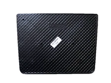 Nuova Rade plastic transom pad / protector for outboard (300mm x 220mm) - black