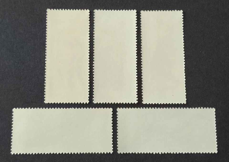 1990 Russia CCCP Ancient Animals Fish Bird Dinosaur 5v Stamps Mint NH - Image 2 of 2