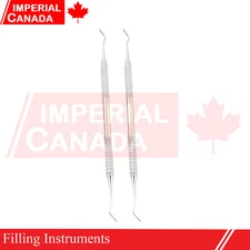 Restorative Dental Filling Composite Plastic Filling Instrument Set Of 2 DS-2103