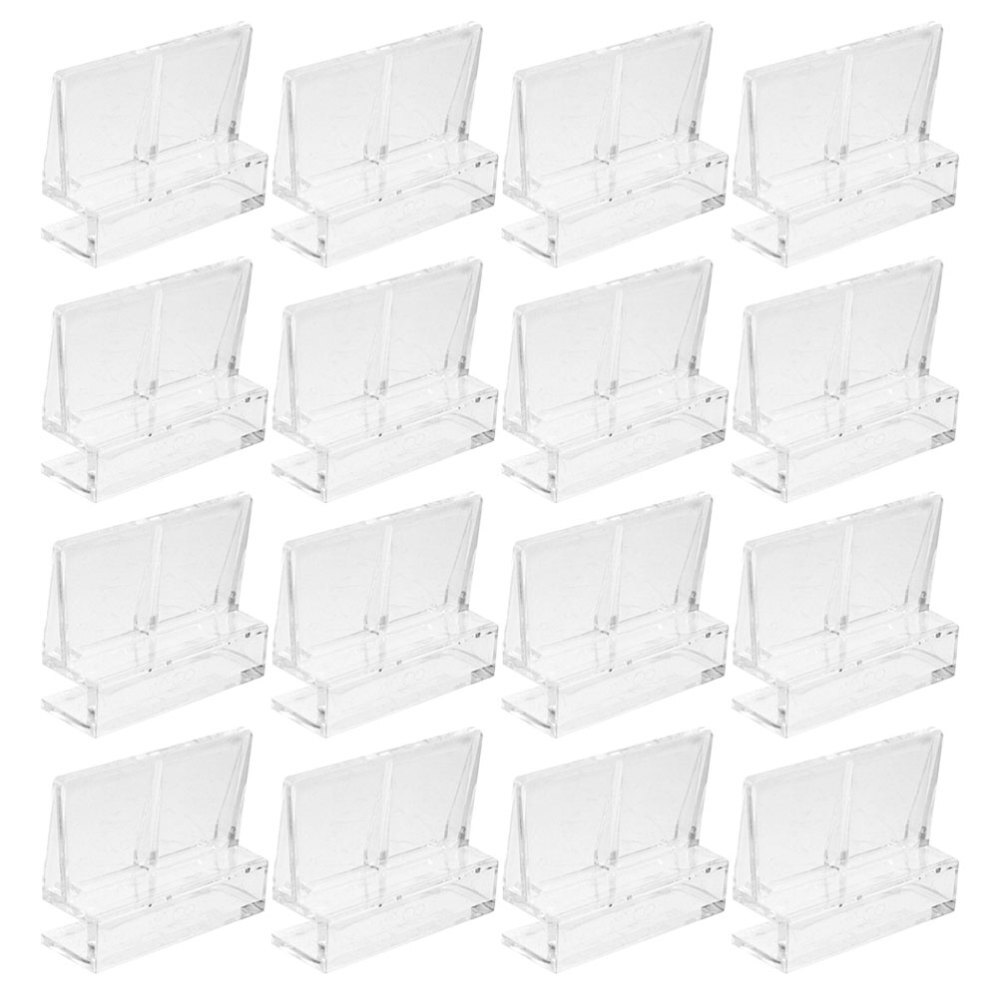 16-Piece Aquarium Lid Brackets – Fish Tank Cover Support Clips