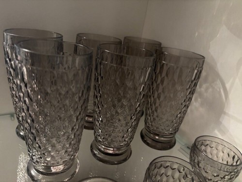 Villeroy & Boch Boston Longdrink Bierbecher Glas Smoke Becher