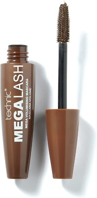 Technic Mega Lash Brown Mascara - Vegan, wischfest, volumisierend, 12ml, gratis  