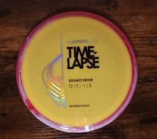 New MVP Axiom Neutron Stock Time-Lapse Driver Golf Disc Simon Line Yellow/Swirl