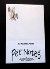 TENNESSEE WALKER HORSE NOTEPADS