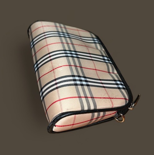 Burberry braune London karierte Kosmetik Waschtisch Reisetasche Dolxzde 144020009918 - Bild 3 von 5