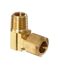 ProFlo PFXMCEBBN Brass 1/4" OD Compression x 1/4" Male NPT LF Elbow