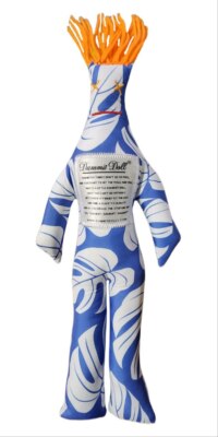 DAMMIT! DOLLS Stress Relief Squishy Classic Palm Leaves Doll Gag Gift 12'' NWT