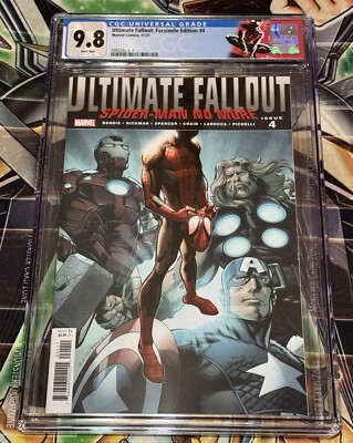 Ultimate Fallout #4 - CGC 9.8 - 1st Miles Morales - Custom Label - Facsimile