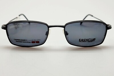 1 Unit New EasyClip Black Eyeglass Frame 50-19-135 #522