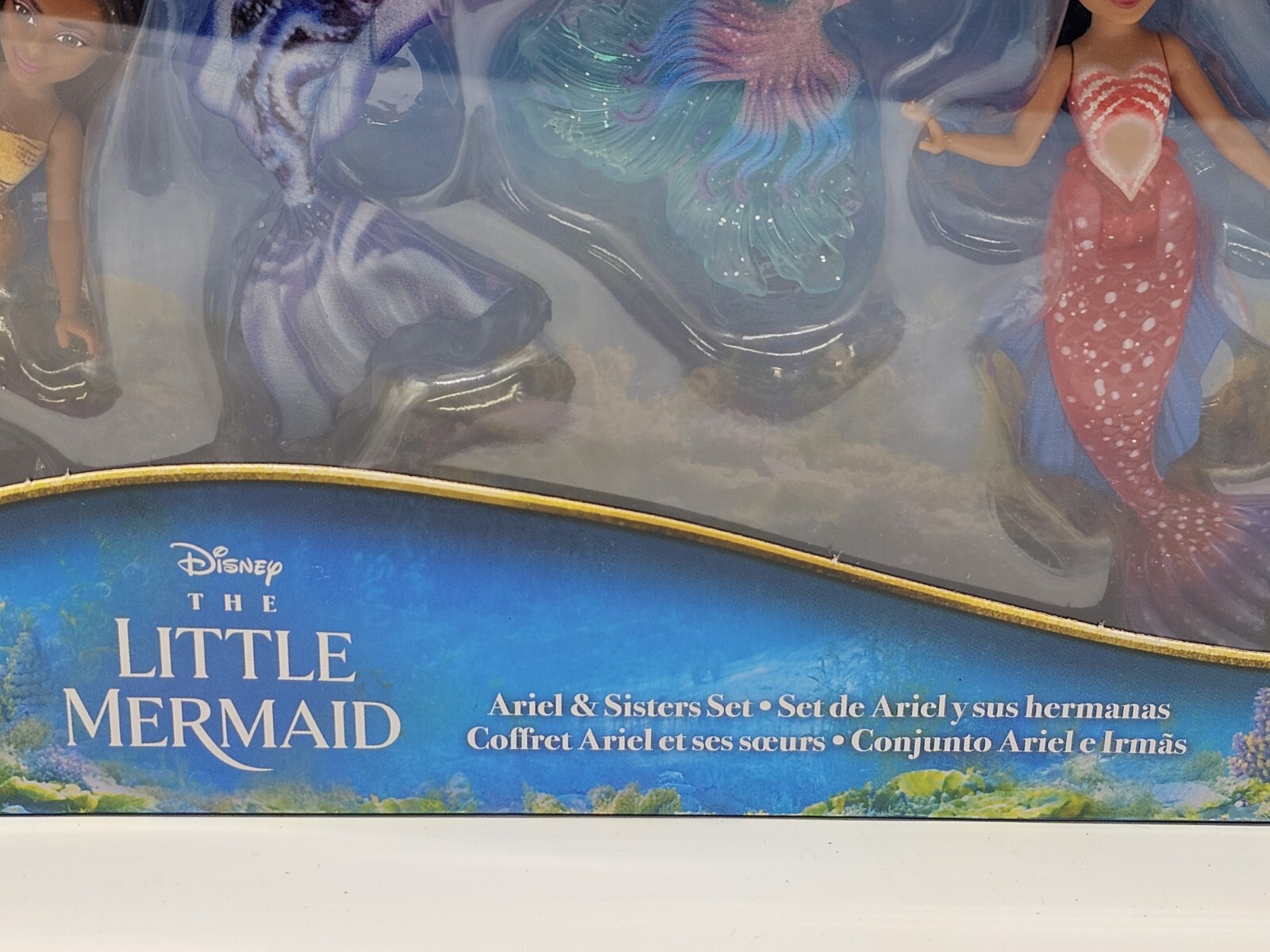 Disney The Little Mermaid Ariel and Sisters Small Doll Set 7-Mermaid Dolls NEW