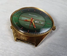 Vintage Chaika Stadium Automatic Gold Plated Soviet Mechanical Wrist Watch USSR