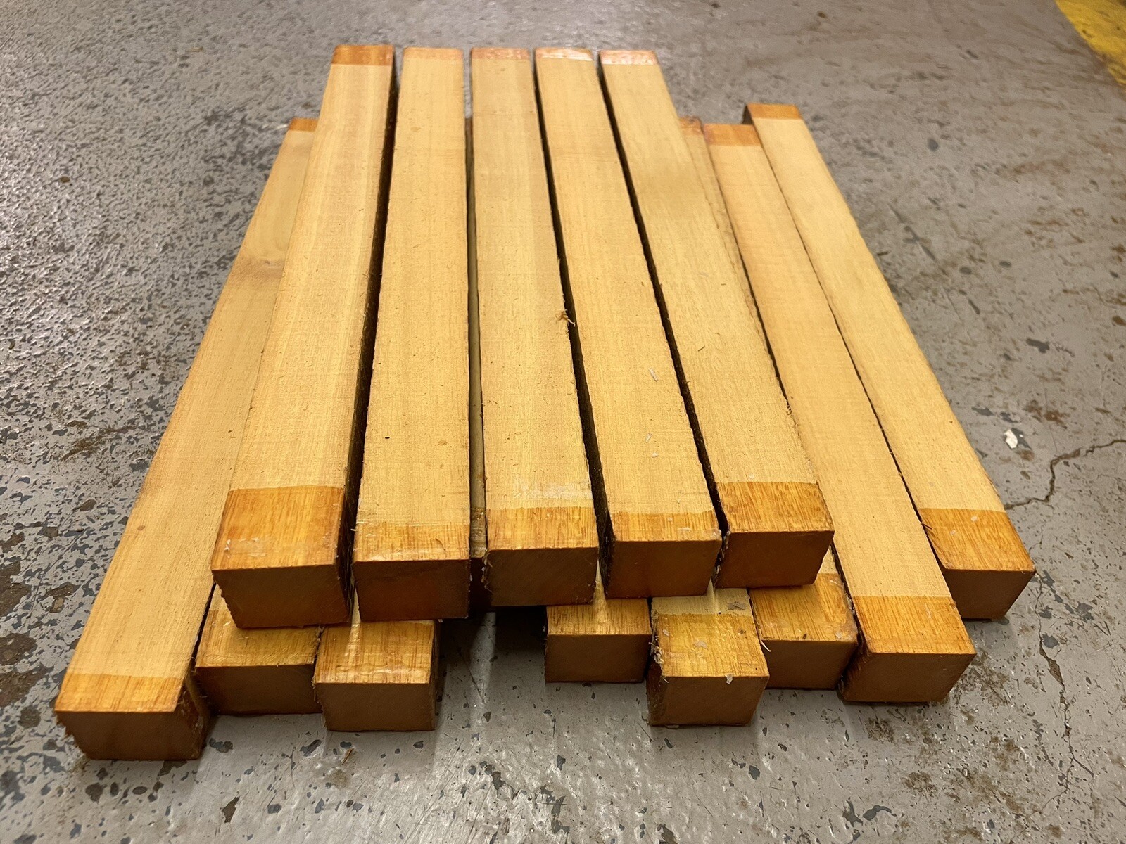 1 x Osage Orange 1x1x12” Exotic Wood / Exotic Hardwood / Woodturning