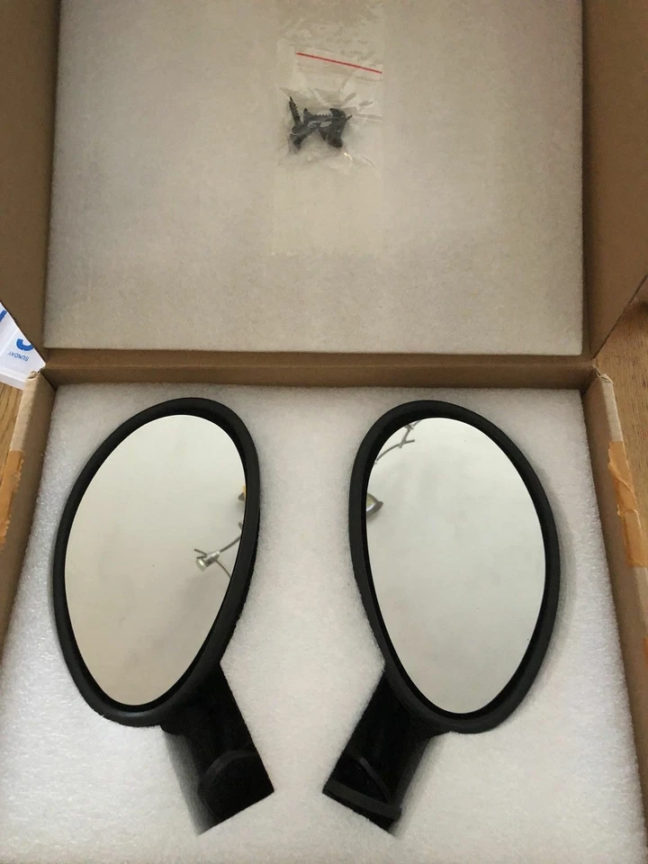 PAIR OF REPLICA FIAT ALFA LANCIA FERRARI ITALIAN VITALONI CALIFORNIAN MIRROR - Image 2 of 4