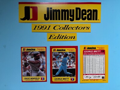 U Pick - 1991 Jimmy Dean Sausage - Oversized Promo Variations