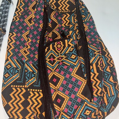 KAVU Original Rope Mini Sling Bag Aztec Geometric Multicolor  display picture 3