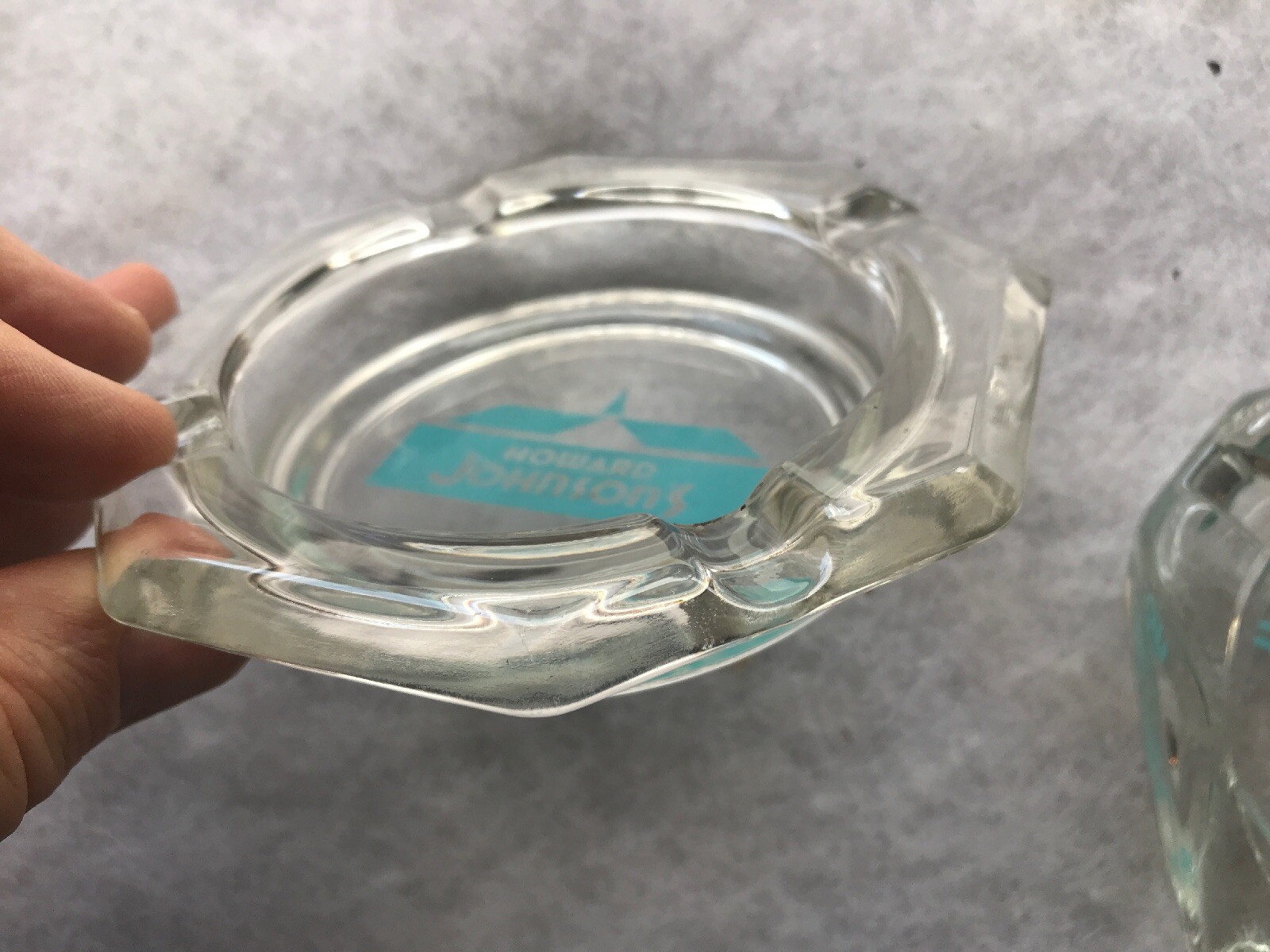 3 Different Vintage HOWARD JOHNSON’S Glass Ashtrays eBay