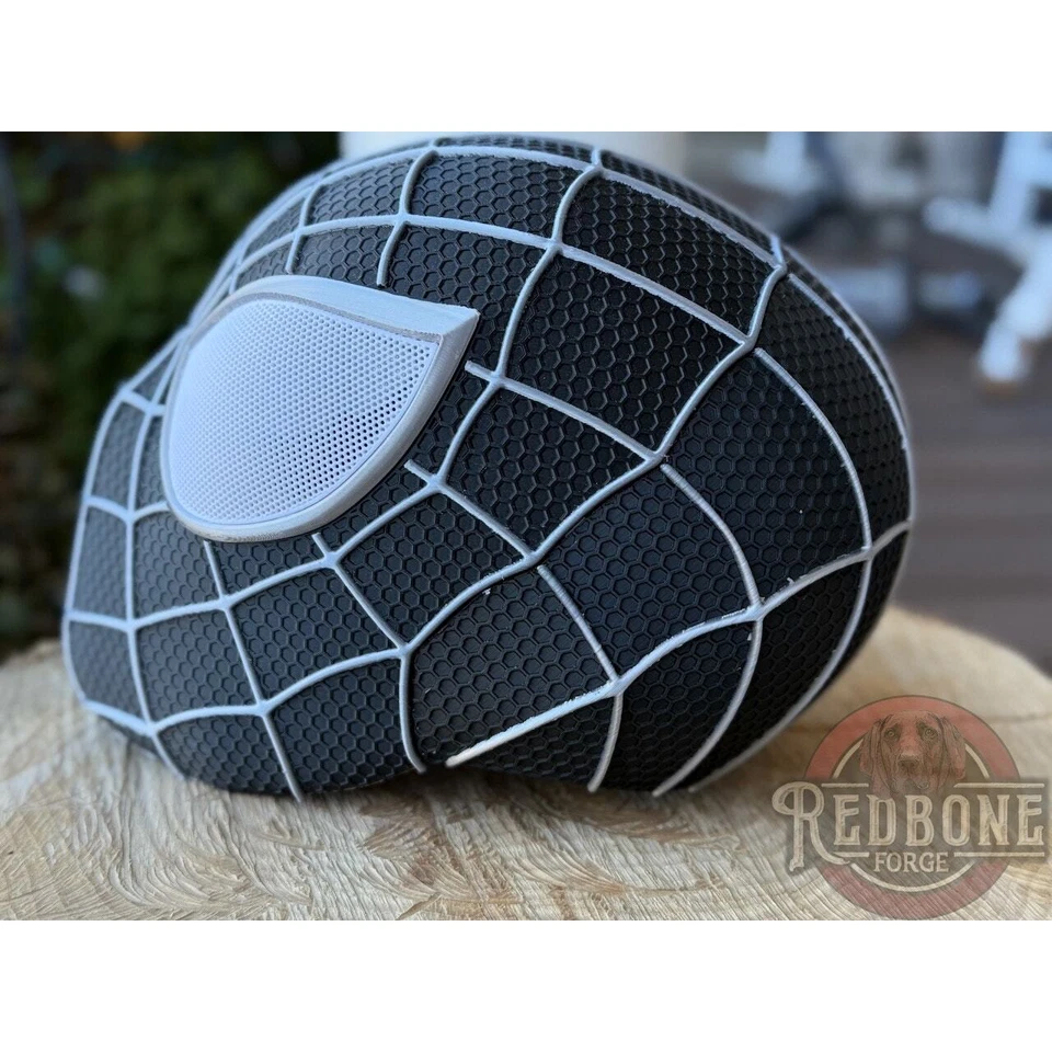 Black Suit Spiderman Helmet Cosplay & Wearable - Image 4 of 4