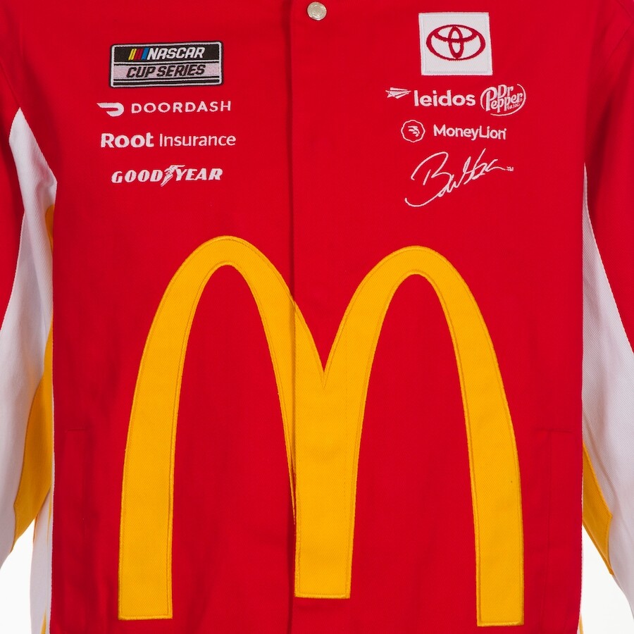 Authentic Nascar Bubba Wallace McDonald Twill Cotton Jacket JH