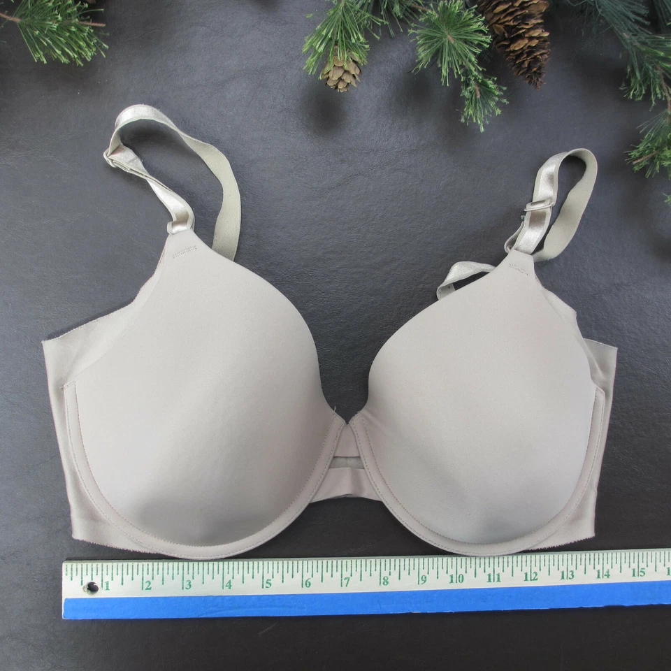 Бюстгальтер Warners 36DD серый с подкладкой на косточках регулируемая застежка сзади - Изображение 2 из 4