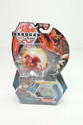 Bakugan Dragonoid 2'' in Tall Collectible Action Figure and Trading Card Ages 6 