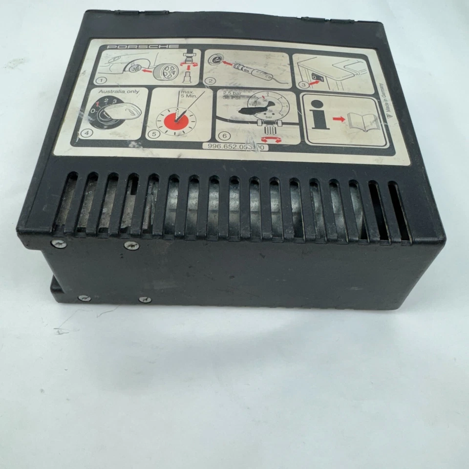 89 - 05 Porsche 964 993 996 Electric Emergency Tire Air Compressor 99665205300 - Image 4 of 4