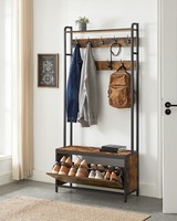 GarderobenstäNder Mit Schuhschrank Garderobe Sitzbank KleiderstäNder HSR405B01