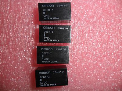 G6CN-2 LINE ISOLATION RELAY G6CN-2-5VDC OMRON 5VDC 72mA 8 PIN (4 PER LOT) 