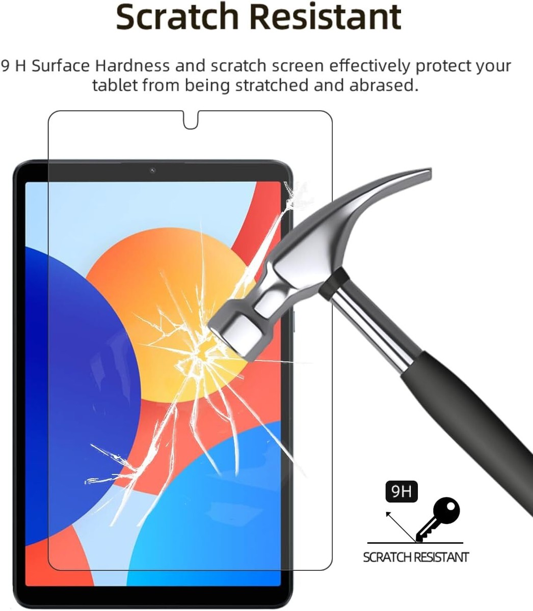 Displayschutzfolie Für Xiaomi Redmi Pad SE 8.7 4G – 2 Stück Panzerglas Mit 9H Härte