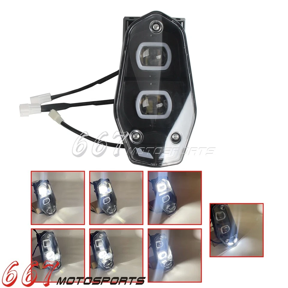 For KTM 690 Enduro R 790 890 Adventure R 450 Rally Replica Windshield Headlight - Image 4 of 4