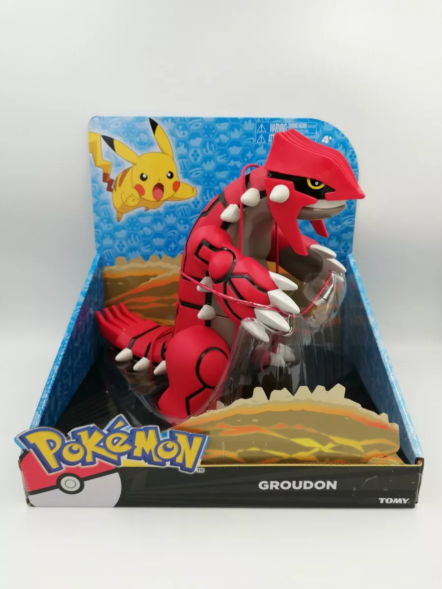 Boneco lendário de Pokémon Tomy de 10 cm, Groudon, 1 : .com