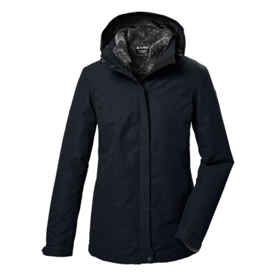KILLTEC WOMENS KOW 303 3-IN-1 INSULATED SKI JACKET BREATHABLE WATERPROOF SIZE 8