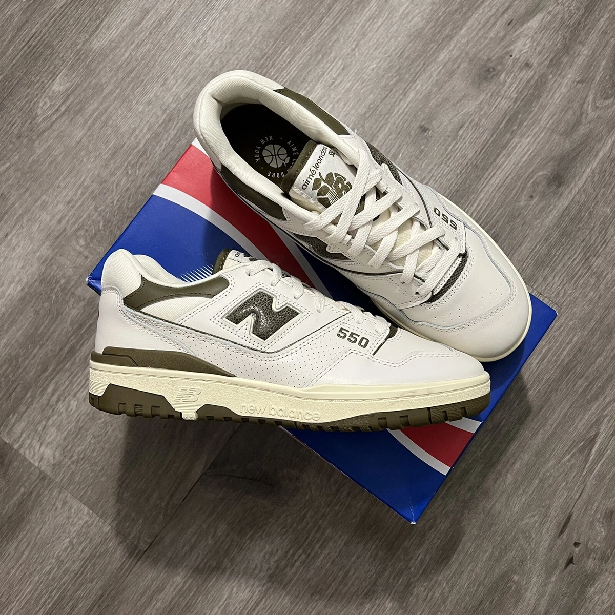 Aime Leon Dore x New Balance 550 Olive Size 9.5 BB550AD1