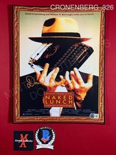 David Cronenberg autographed signed 11x14 photo Naked Lunch Beckett COA