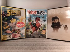 The SpongeBob Movie: Sponge Out of Water 2 Other Kids Movies - LOT OF 3 NEW