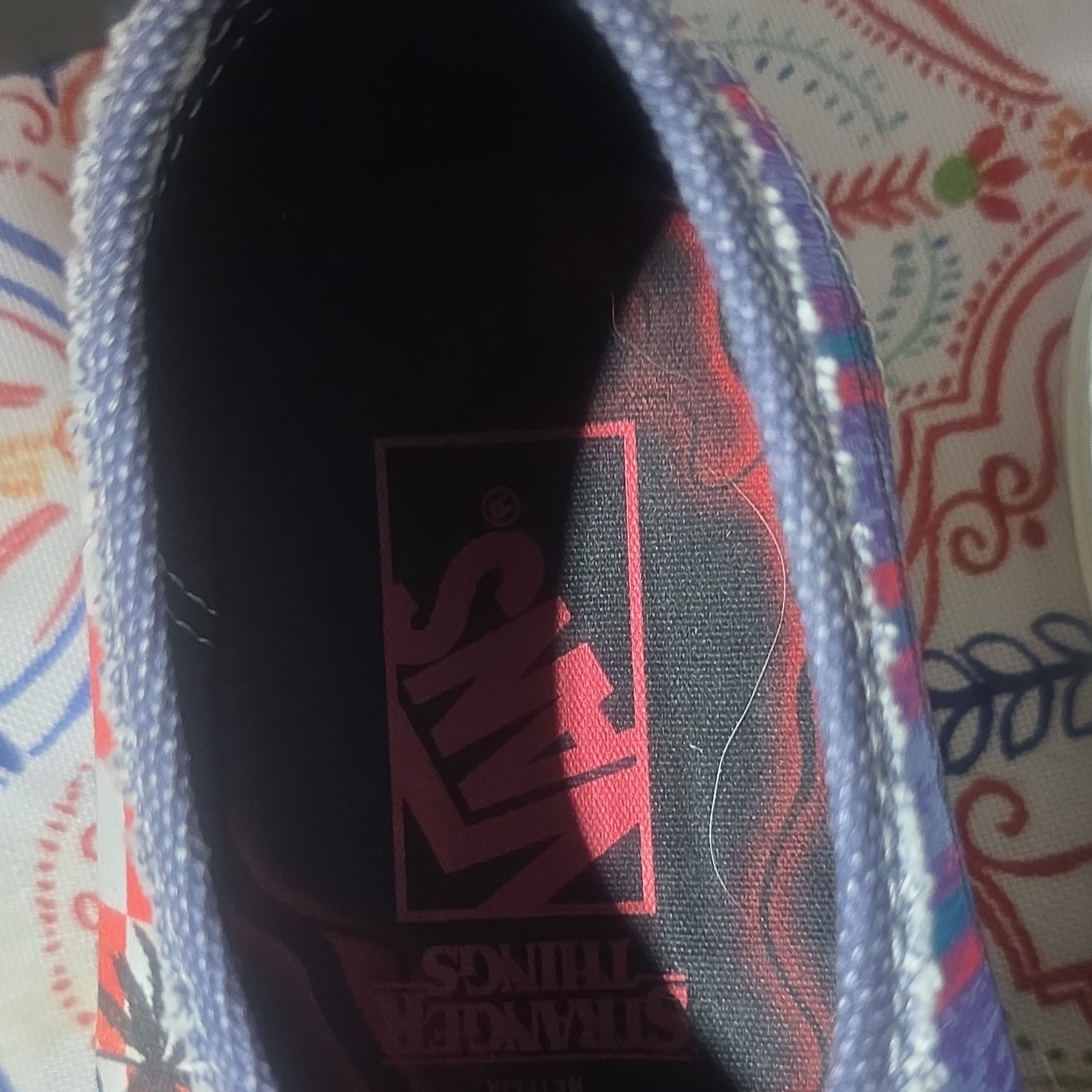 Vans Stranger Things Checkered Multicolor Canvas … - image 3